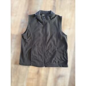 Rebecca Malone Women's Brown 'Fleece' Vest - Size L